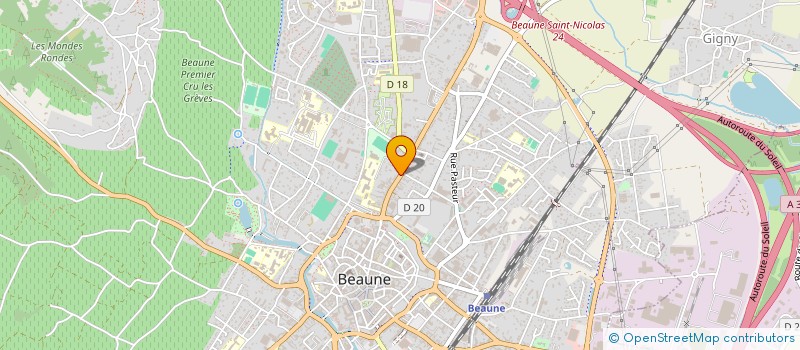 localisation de l'entreprise RAJASTHAN à BEAUNE