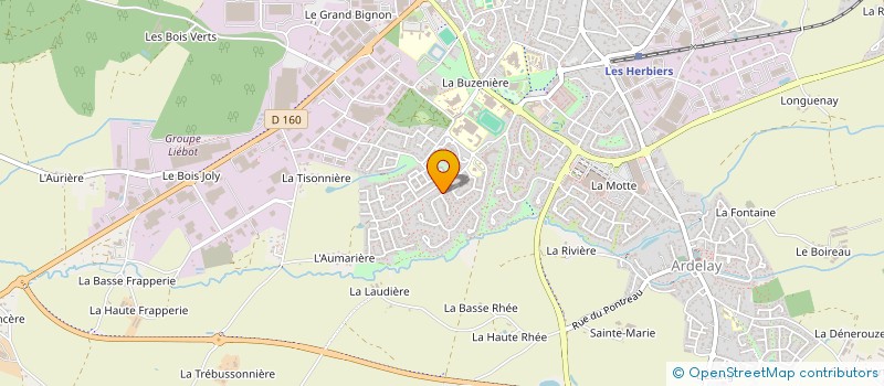 localisation de l'entreprise RAJCA à LES HERBIERS