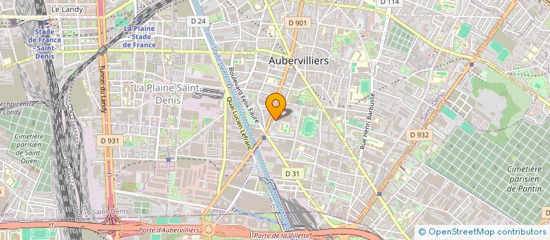 localisation de l'entreprise RAJDHANI  AUBERVILLIERS