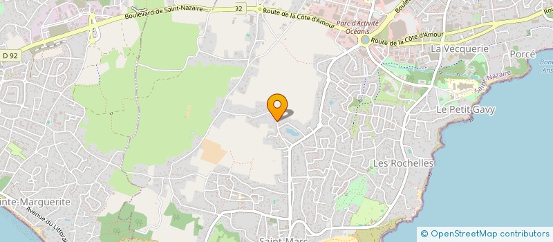 localisation de l'entreprise RAJE  SAINT-NAZAIRE