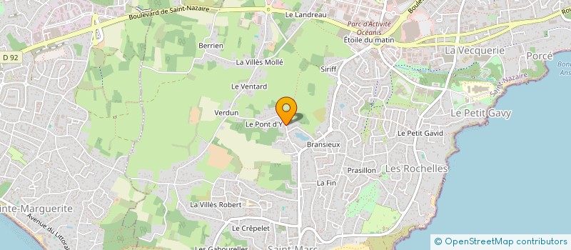 localisation de l'entreprise RAJE IMMO  SAINT-NAZAIRE