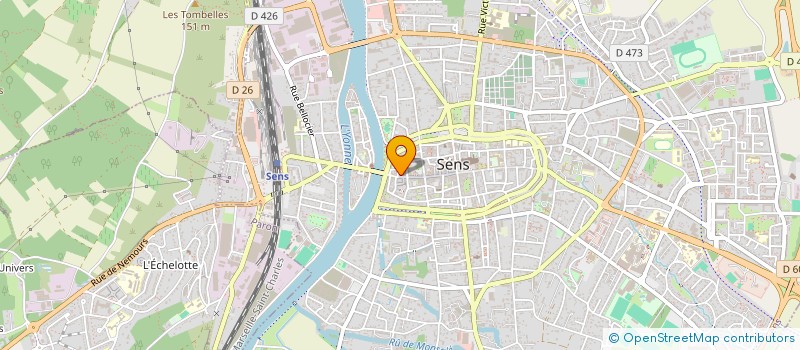 localisation de l'entreprise RAJESS à SENS