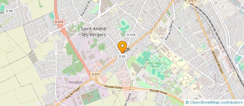 localisation de l'entreprise RAJEUL à SAINT-ANDRE-LES-VERGERS
