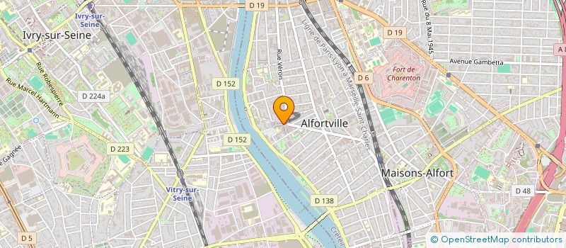 localisation de l'entreprise RAJIB TELECOM à ALFORTVILLE