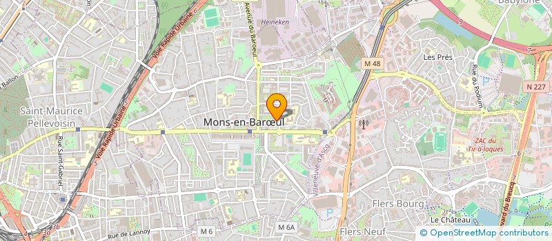 localisation de l'entreprise RAJIMAD à MONS-EN-BARŒUL