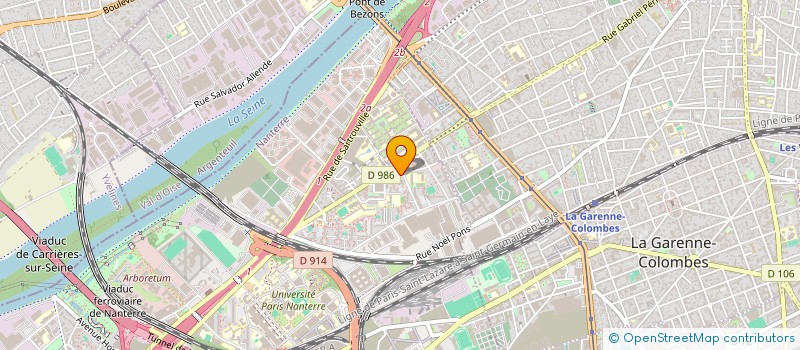 localisation de l'entreprise RAJIPO  NANTERRE