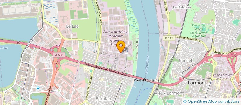 localisation de l'entreprise RAJKO  BORDEAUX