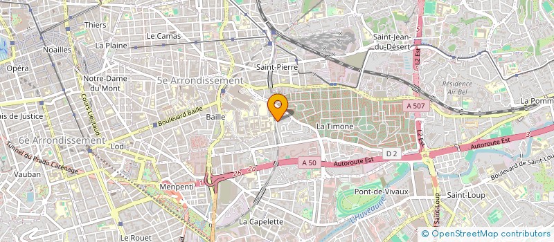 localisation de l'entreprise RAJO TRANS à MARSEILLE