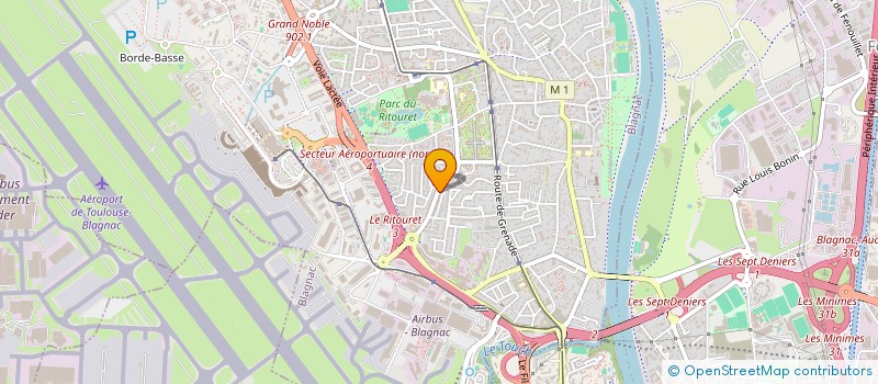 localisation de l'entreprise RAJPOOT  BLAGNAC