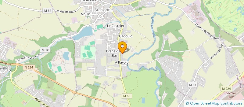 localisation de l'entreprise RAJPOOT II à AUSSONNE