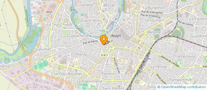 localisation de l'entreprise RAJU-FALI  NIORT