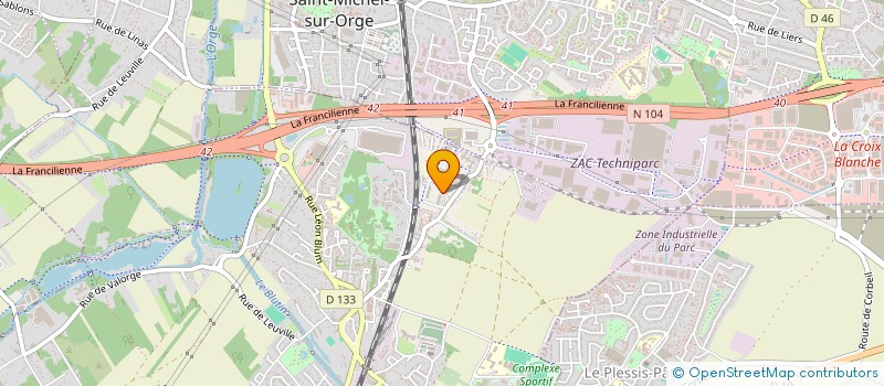 localisation de l'entreprise RAK  BRETIGNY-SUR-ORGE