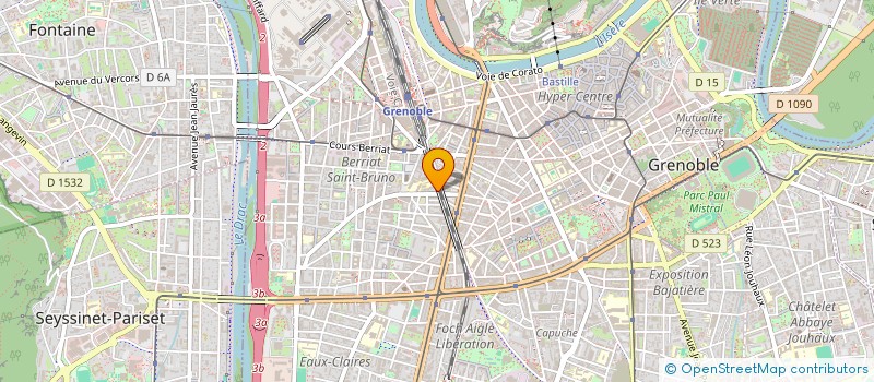 localisation de l'entreprise RAK  GRENOBLE