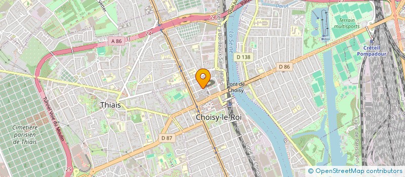localisation de l'entreprise RAK DEM à CHOISY-LE-ROI