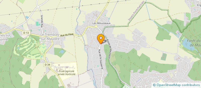 localisation de l'entreprise RAKA  JOUARS-PONTCHARTRAIN