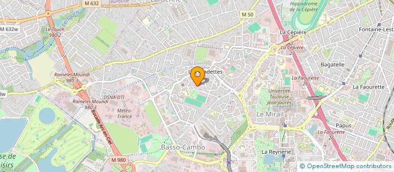 localisation de l'entreprise RAKADIOU à TOULOUSE