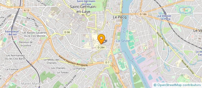 localisation de l'entreprise RAKAS  LE PECQ