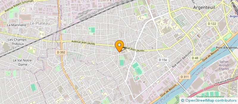 localisation de l'entreprise RAKEN FOOD  ARGENTEUIL