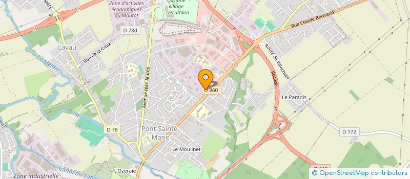 localisation de l'entreprise RAKON FRANCE SAS à PONT-SAINTE-MARIE