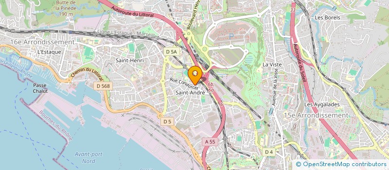 localisation de l'entreprise RAKOTRANS à MARSEILLE