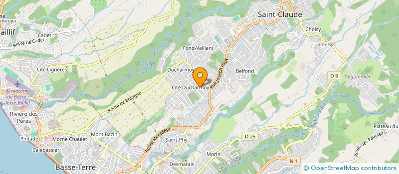 localisation de l'entreprise RAKOURI à SAINT-CLAUDE