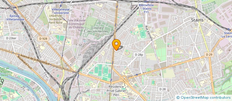 localisation de l'entreprise RAKOVIC  PIERREFITTE-SUR-SEINE