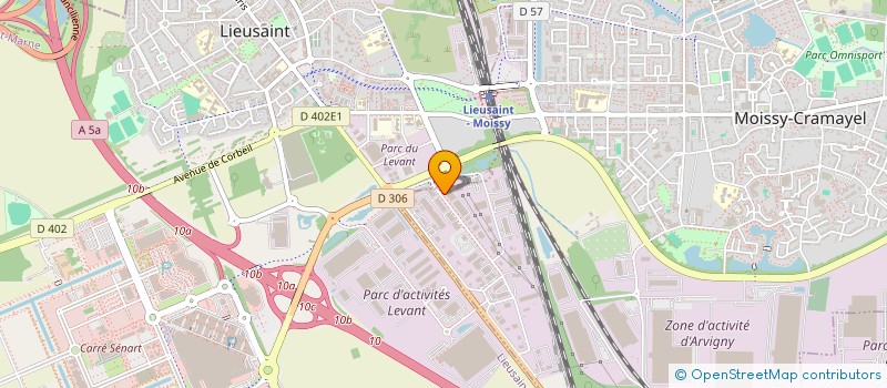 localisation de l'entreprise RAKOVIC ET FRERES à MOISSY-CRAMAYEL