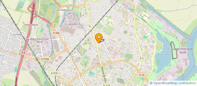localisation de l'entreprise RAKUEN à CHALON-SUR-SAONE