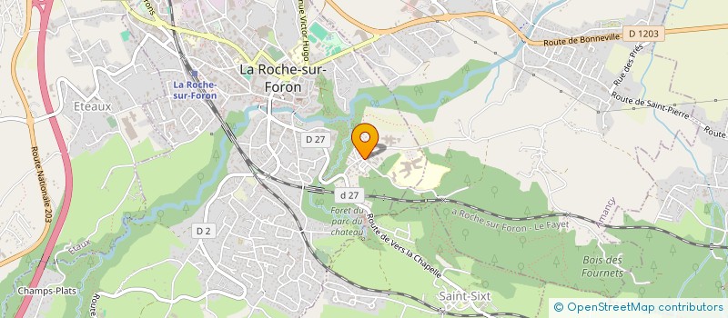 localisation de l'entreprise RAL TRAVAUX 74  LA ROCHE-SUR-FORON