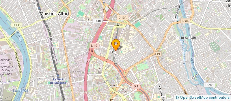 localisation de l'entreprise RAL VEHICULES  CRETEIL