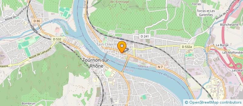 localisation de l'entreprise RALAT  TAIN L HERMITAGE