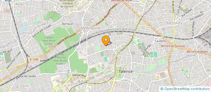 localisation de l'entreprise RALBOUZOU  BORDEAUX