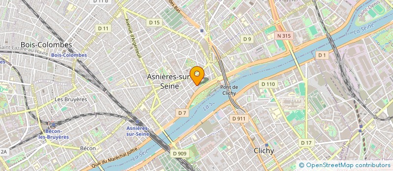 localisation de l'entreprise RALEP  ASNIERES-SUR-SEINE