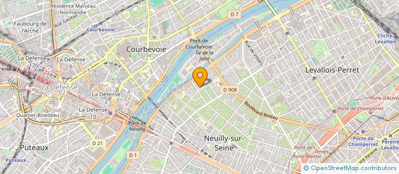 localisation de l'entreprise RALEUR.COM à NEUILLY-SUR-SEINE