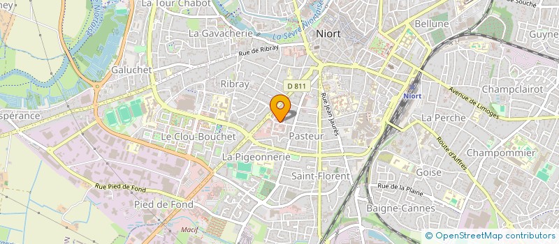 localisation de l'entreprise RALF à NIORT