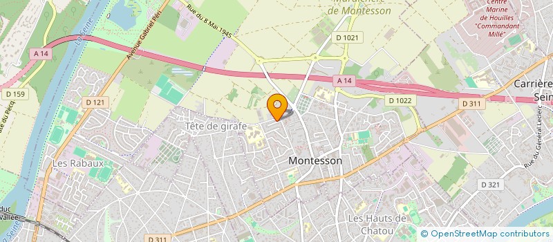 localisation de l'entreprise RALF à MONTESSON