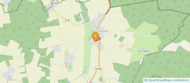 localisation de l'entreprise RALHEURE  BOURDONNE