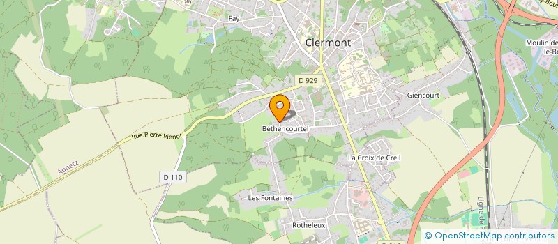 localisation de l'entreprise RALI  CLERMONT
