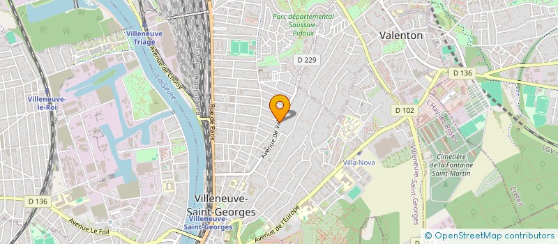 localisation de l'entreprise RALI TRANSPORT  PARIS