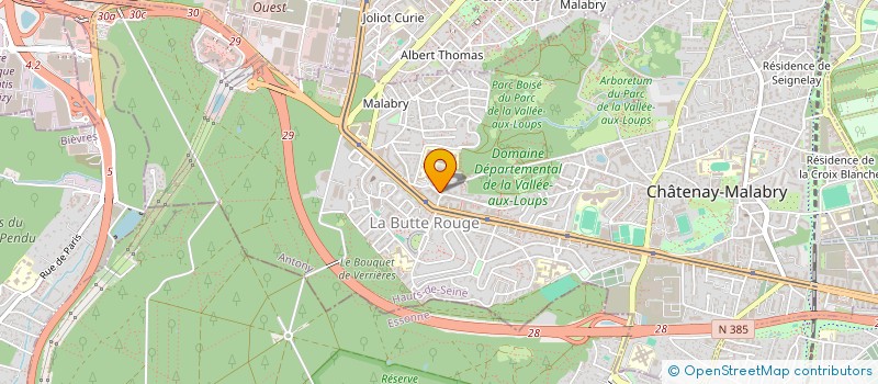 localisation de l'entreprise RALITRANS SERVICES  CHATENAY-MALABRY