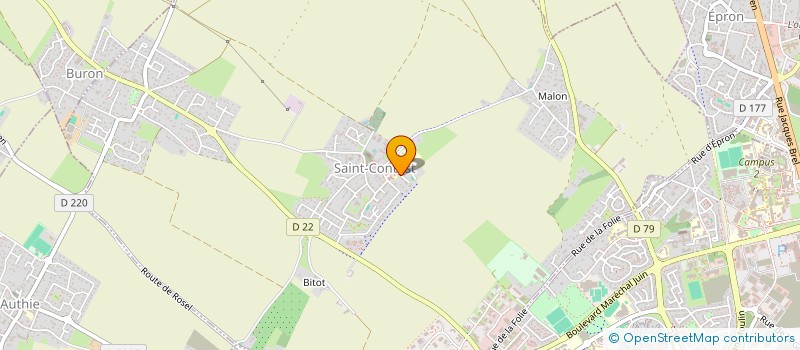 localisation de l'entreprise RALL  SAINT-CONTEST