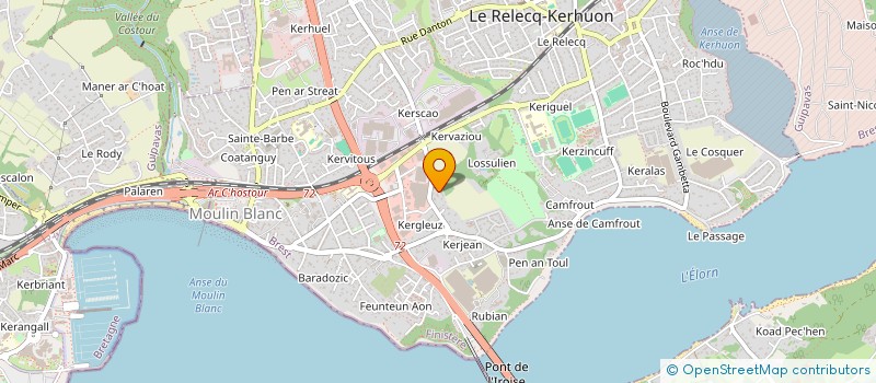 localisation de l'entreprise RALLEC  LE RELECQ-KERHUON