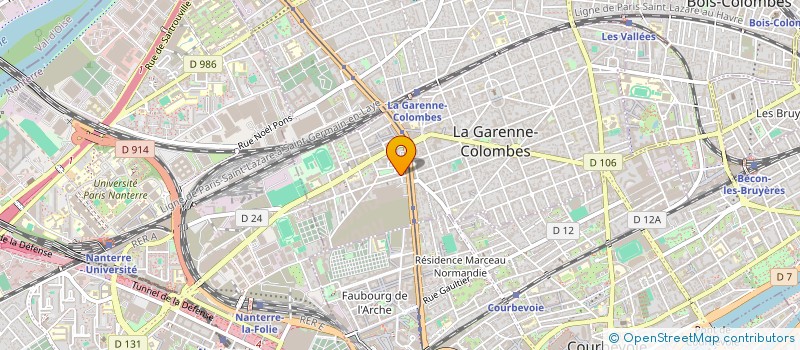 localisation de l'entreprise RALLIANCE CONSULTING à LA GARENNE-COLOMBES