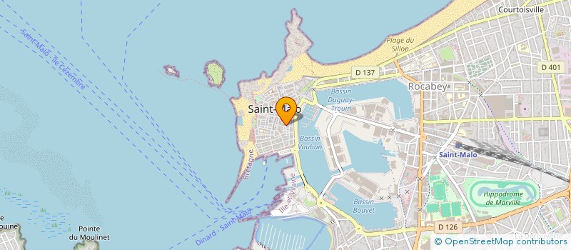 localisation de l'entreprise RALLIER DU BATY à SAINT-MALO