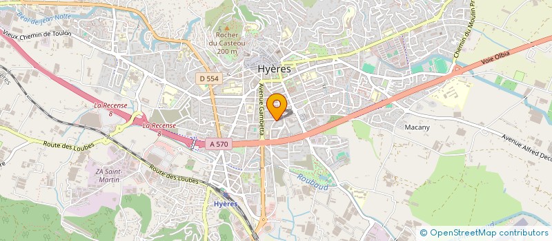 localisation de l'entreprise RALLO-BARTOLI à HYERES