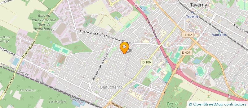 localisation de l'entreprise RALLO PATRIMOINE  BEAUCHAMP