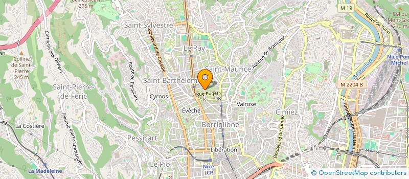 localisation de l'entreprise RALLO REGIS  NICE