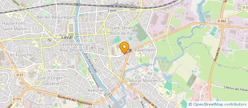 localisation de l'entreprise RALLUMEURS D'ETOILES à LAVAL