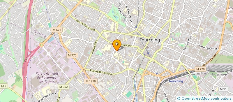 localisation de l'entreprise RALLUMEURS D'ETOILES  TOURCOING