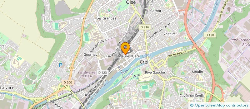 localisation de l'entreprise RALLY AUTO ECOLE à CREIL